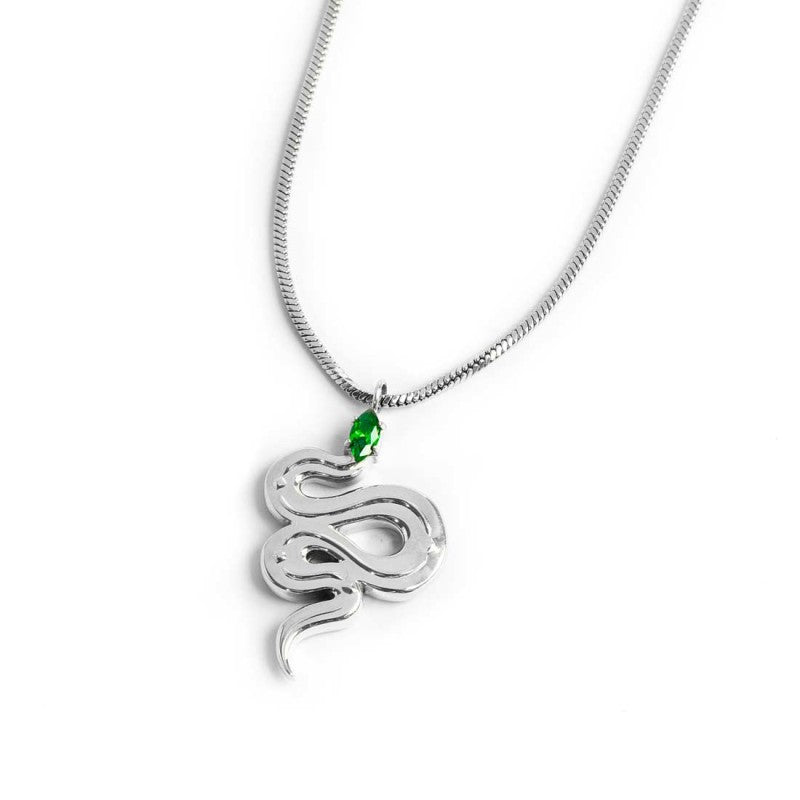 Collana catena snake quadrata con serpente pendente - Desidero