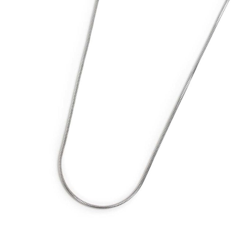 Collana catena snake quadrata