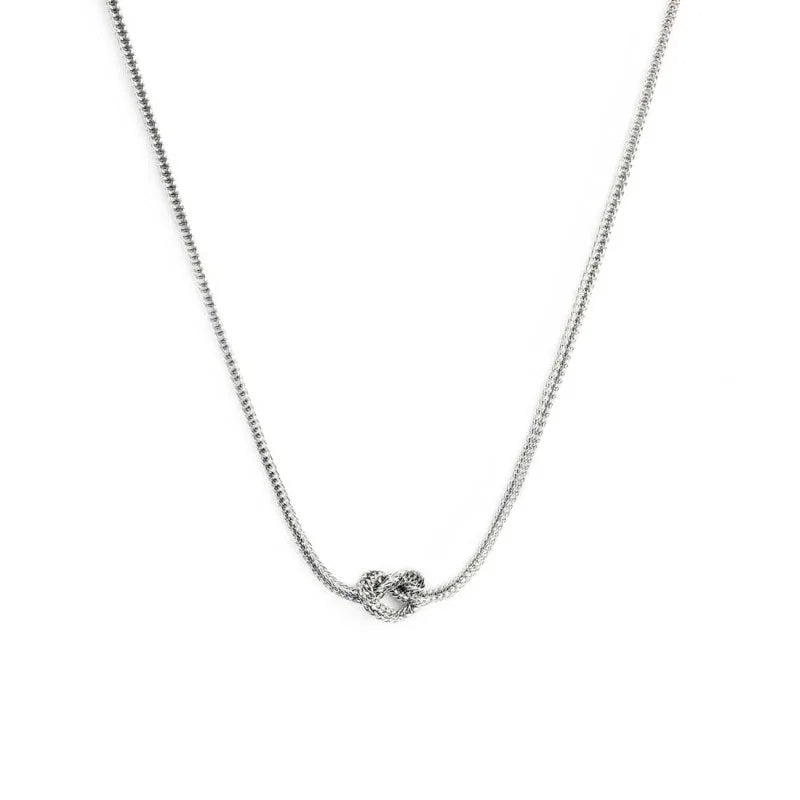 COLLANA CON NODO CATENA KNOTED