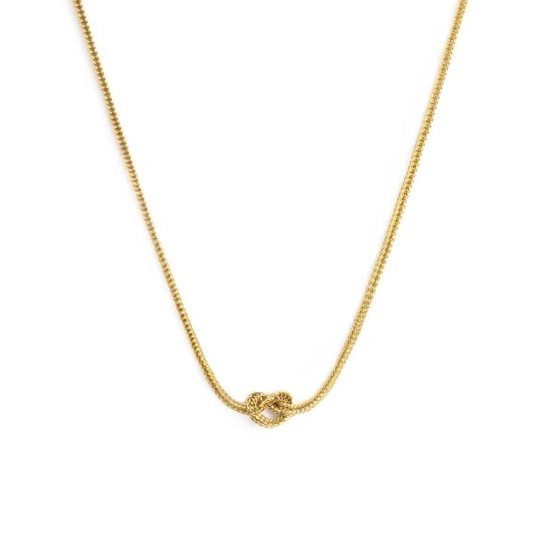 COLLANA CON NODO CATENA KNOTED