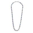 Carica l'immagine nel visualizzatore della galleria, Collana con rondelle in sodalite ed elementi in ematite - Desidero
