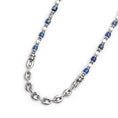 Carica l'immagine nel visualizzatore della galleria, Collana con rondelle in sodalite ed elementi in ematite - Desidero

