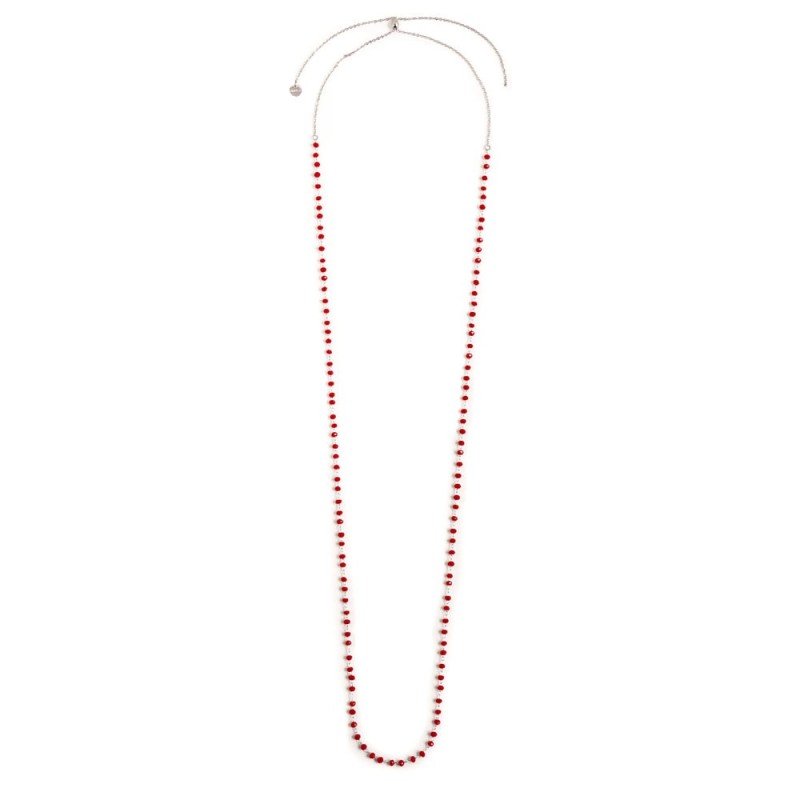 Collana cristalli sfaccettati