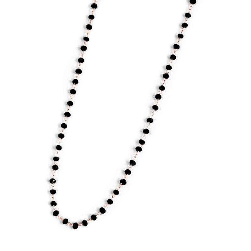 Collana cristalli sfaccettati