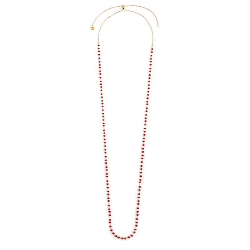 Collana cristalli sfaccettati