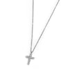 Carica l'immagine nel visualizzatore della galleria, Collana croce pendente 1,4cm con zirconi
