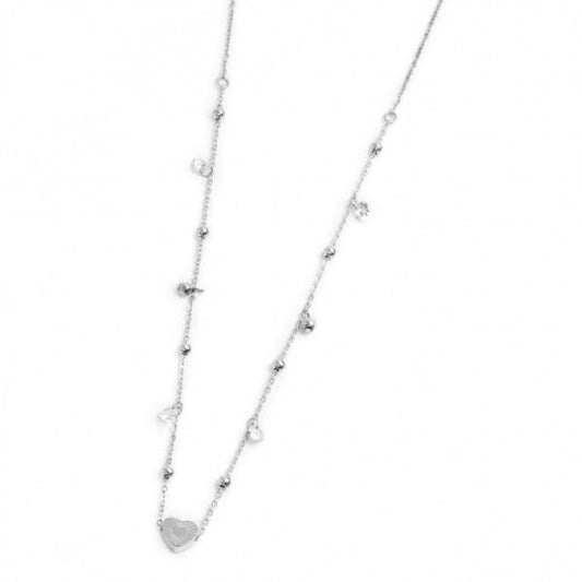 Collana Cuore Madreperla Pendente - Desidero