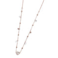 Carica l'immagine nel visualizzatore della galleria, 15CN033R-W COLLANA CUORE MADREPERLA PENDENTE
