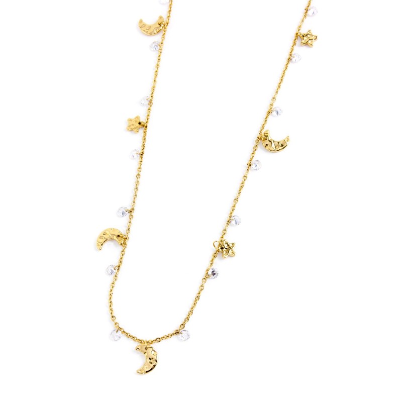 Collana luna e stelle