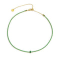 Carica l'immagine nel visualizzatore della galleria, Collana tennis con zirconi e zircone centrale baguette - Desidero
