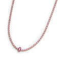 Carica l'immagine nel visualizzatore della galleria, Collana tennis con zirconi e zircone centrale baguette - Desidero
