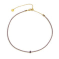 Carica l'immagine nel visualizzatore della galleria, Collana tennis con zirconi e zircone centrale baguette - Desidero
