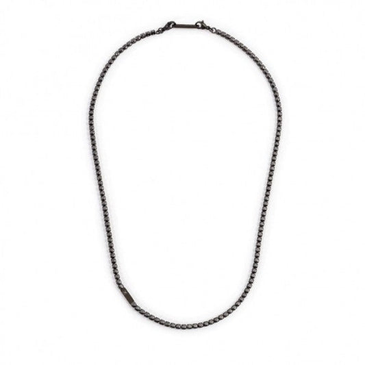 1co0047n-n Collana con catena tennis