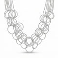 Carica l'immagine nel visualizzatore della galleria, COLLANA LUNGA MULTIFILO ONDULATA
