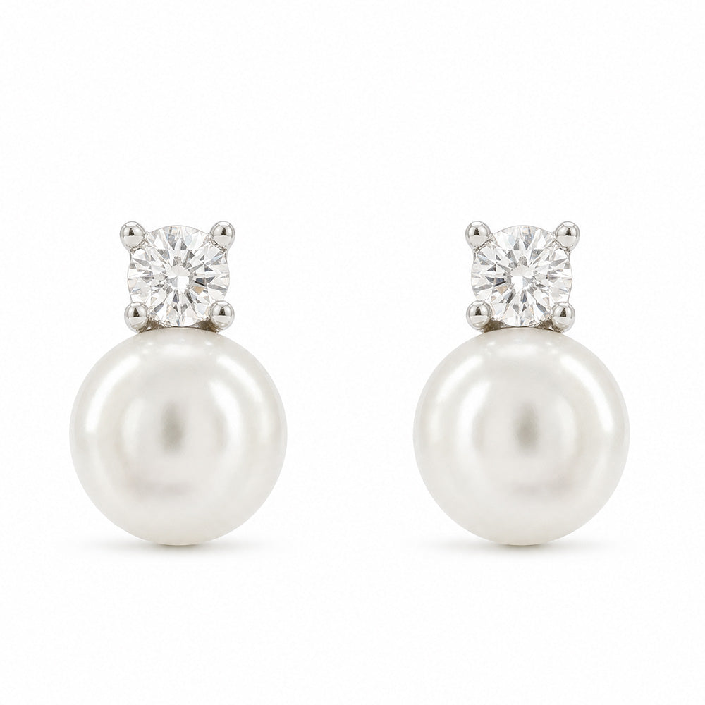 ORECCHINO RODIATO BIANCO
