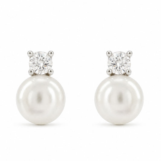 ORECCHINO RODIATO BIANCO