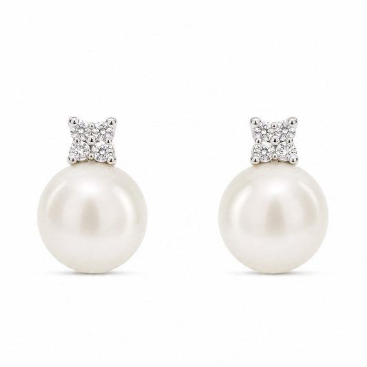 ORECCHINO RODIATO BIANCO