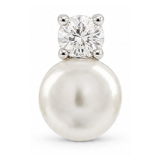 ORECCHINO RODIATO BIANCO
