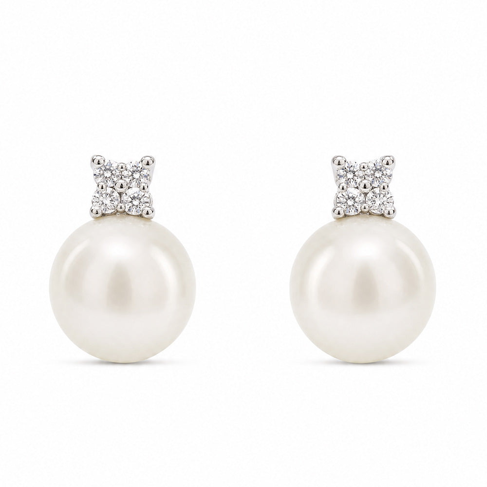 ORECCHINO RODIATO BIANCO