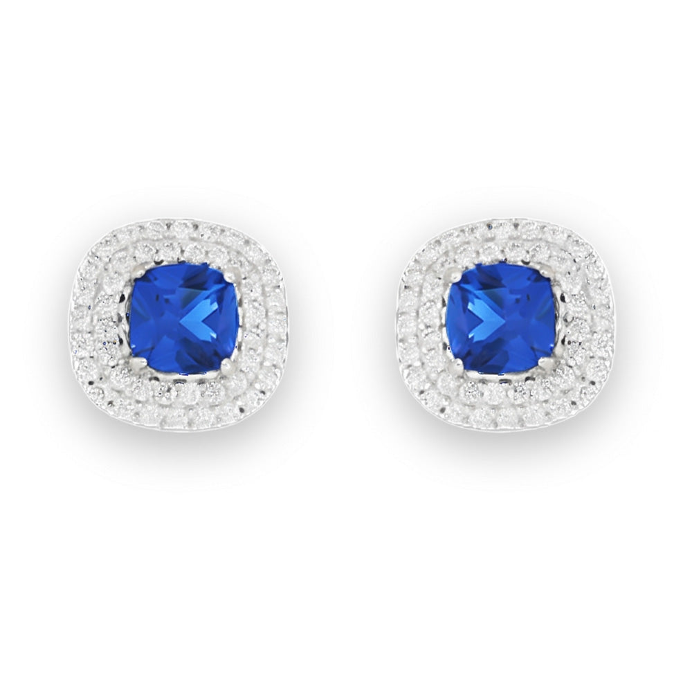 Orecchino punto luce Blu Flash