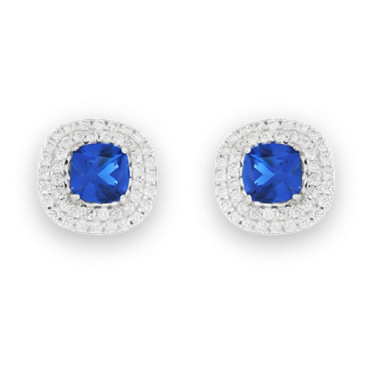 Orecchino punto luce Blu Flash