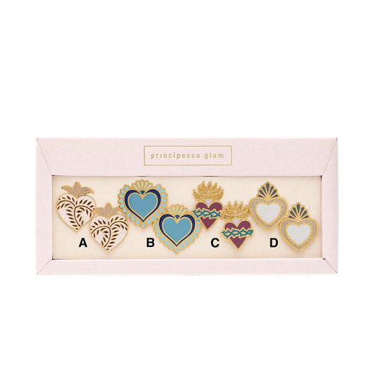 ORECCHINI CUORE SACRO HOLY BEST