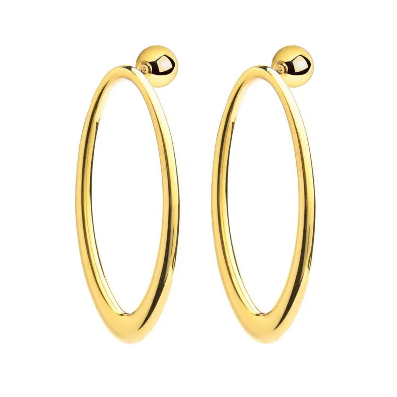 ORECCHINI CON ANELLO OVALE