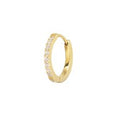 Carica l'immagine nel visualizzatore della galleria, Orecchino a cerchio 1.6cm con zirconi
