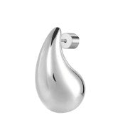 Orecchino a lobo goccia 2,6 cm con chiusura perla