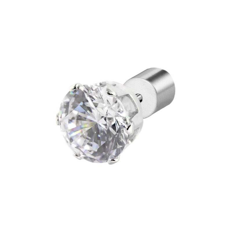 2or0095-w Orecchino con zircone bianco