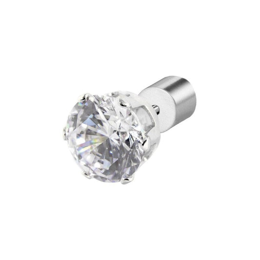 2or0095-w Orecchino con zircone bianco