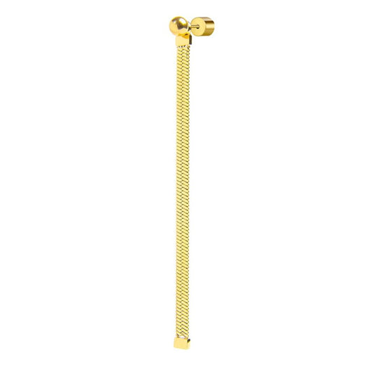 Orecchino pendente con catena snake