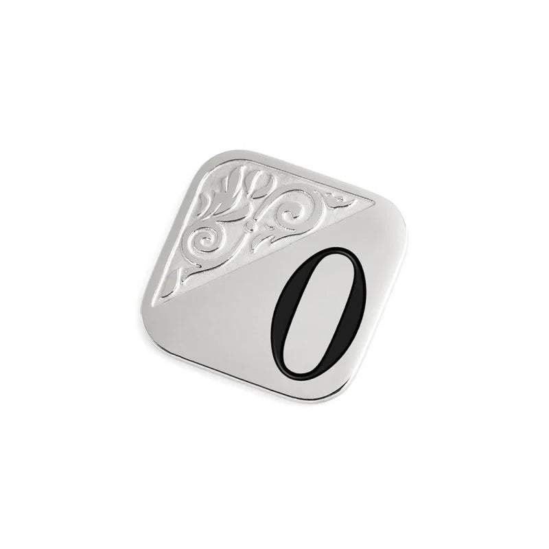 PIASTRINA QUADRATA CON LETTERA O PER ANELLO CHANGY