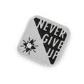 Carica l'immagine nel visualizzatore della galleria, Piastrina quadrata never give up changy
