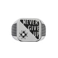 Carica l'immagine nel visualizzatore della galleria, Piastrina quadrata never give up changy
