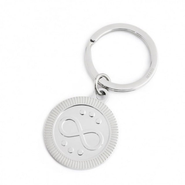 12pc014 Portachiavi con pendente infinito